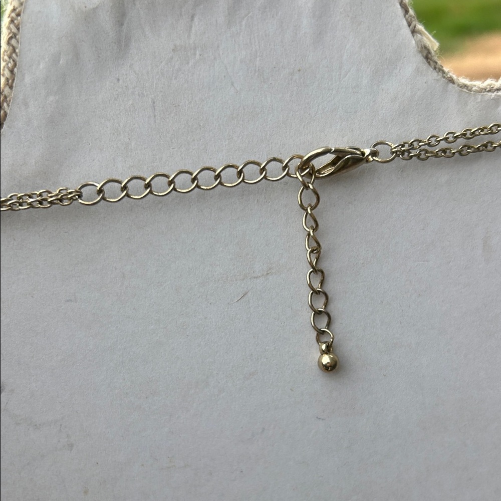 Vintage Gold-Tone Necklace with Deep Red & Burnt Orange Floral Drops - Picture 8 of 11